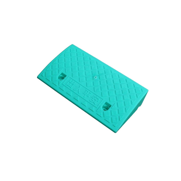 Halkfri bärbar trottoarramp Tröskelramp för rullstol Trottoarramp Green 11cm