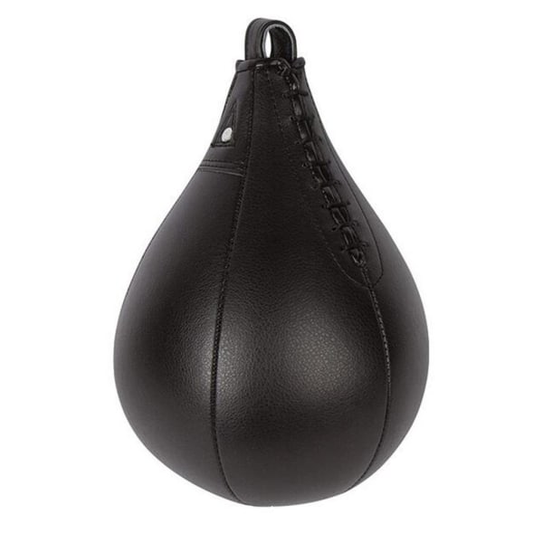 Snabba upp boxningsträningen PU Boxing Speed ​​Ball MMA Punch Bag Black