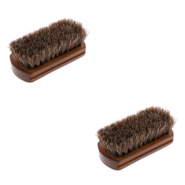 1/2/3 För Phenovo Horse Hair Shoe Shine Polish Buffing Shoes 2Set