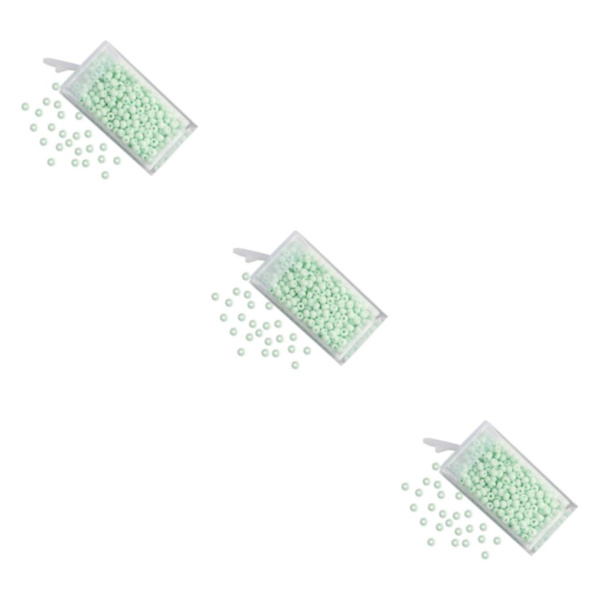 1/2/3/5 Beads DIY Smycken Retro Craft Kit Etniskt för hantverksmärke green 3mm 3Set
