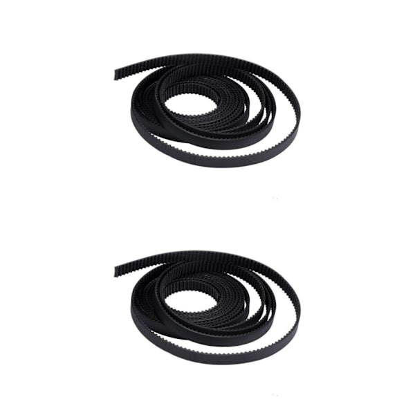 1/2 gummiersättande kuggrem för 3D-skrivare CNC-maskin 2Set
