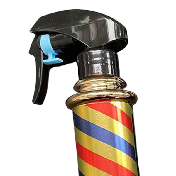 1/2 Multifunktionell Barber Spray Flaska Retro Stripes för Salong Golden 200ml 1Set