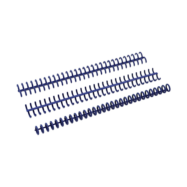10 stycken plast 30-håls bindringar flexibla och lätta att lossa Dark Blue+10pcs