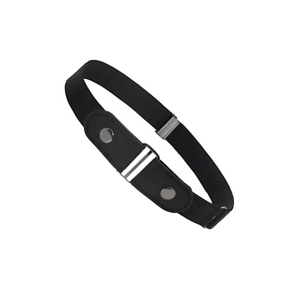 1/2/3/5 Bälte Inget Spänne Osynlig Moderiktig Långvarig Black 1 Pc
