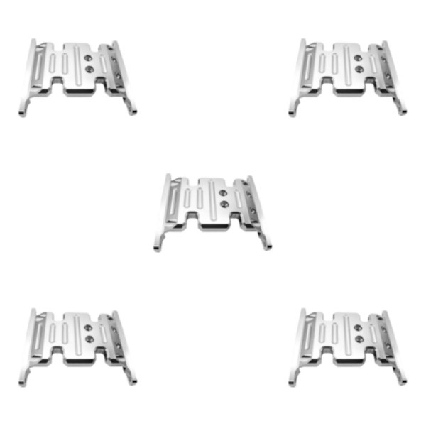 1/2/3/5 växellåda i aluminiumlegering för 1/10 AXIAL SCX10 Rock Silver 5Set