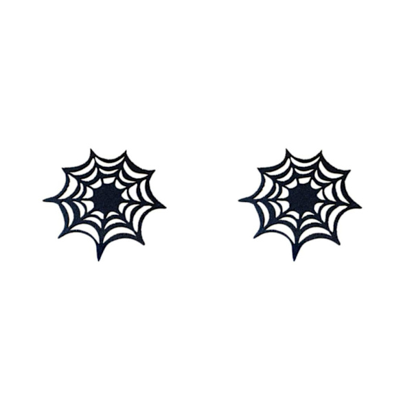 1/2/5 5 stycken Halloween Spider Web bordstabletter - Varmtålig och Black 2PCS