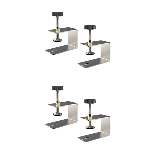 1/2/3 2x Träbearbetningsklämma i rostfritt stål Fäst stabilt fäste Type 3 2PCS
