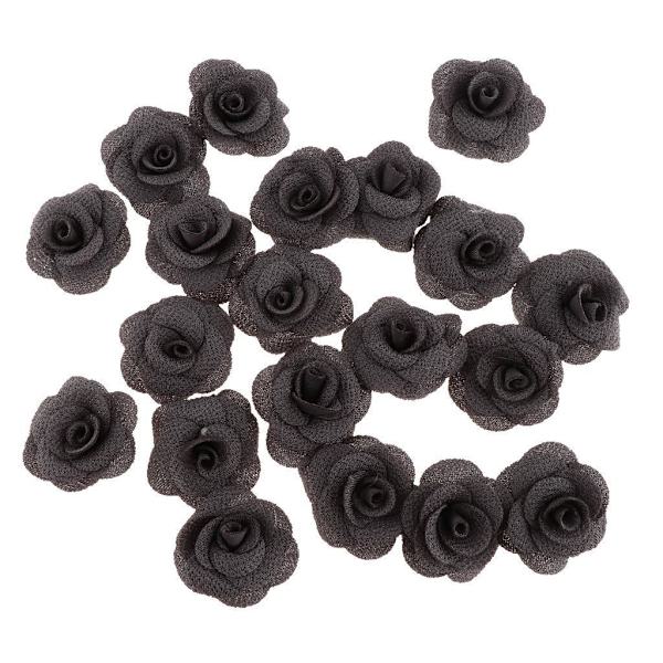 1/3/5 20 stycken Silk Rose Flower Head Bud DIY Craft Bröllop Gray 4cm 1Set