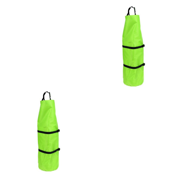 1/2 tältkompression förvaringsväska Duffelväska för camping utomhus Green 31 x 70 cm 2PCS