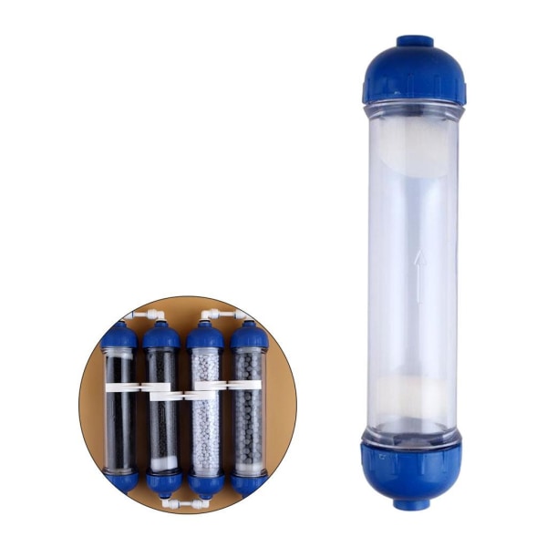 1/2/3/5 Transparent vattenfilterhus Refill Filter Shell