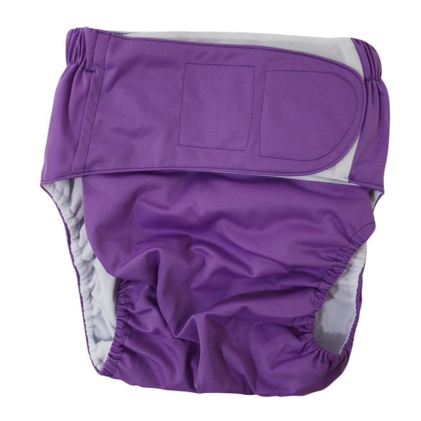 Återanvändbara tygblöjor för vuxna Byxor Tvättbara One Size Purple