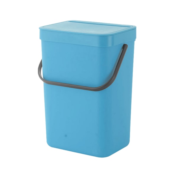 1/2 robust och hållbar hängande papperskorg med praktisk förvaring blue 12L 1 Pc