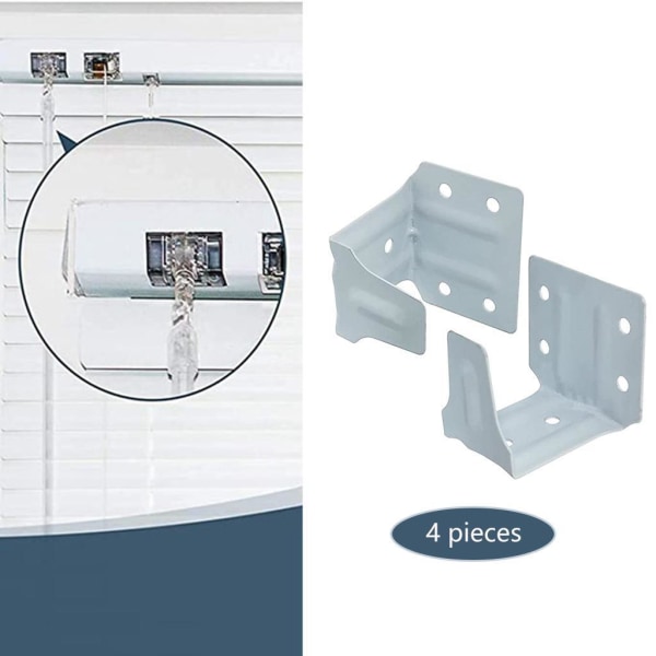 1/2/3 4x Slitstarka persienner Mittstödsfäste Järnhållare för 1 Pc