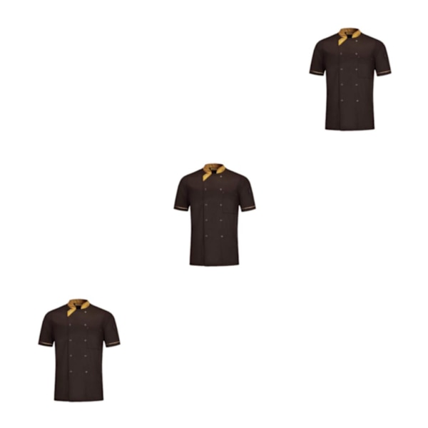 1/2/3 andningsbart tygspänneficka Slitstark färgfast - Coffee 4XL 3PCS