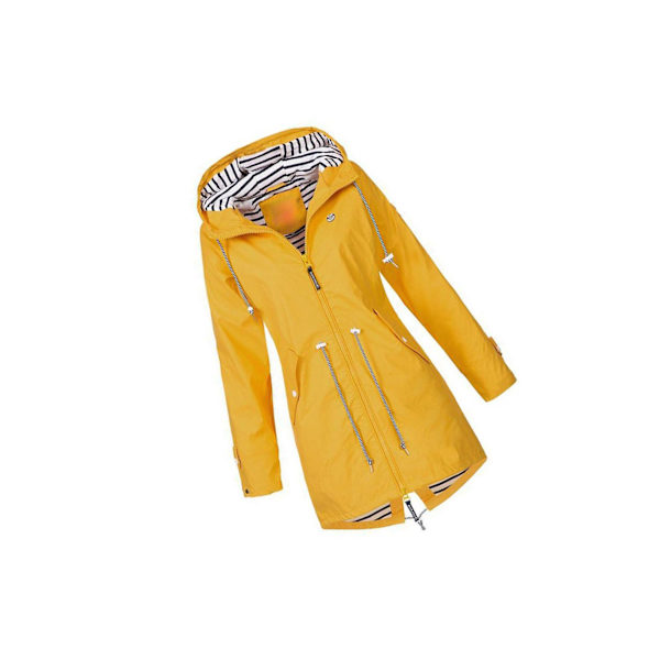 1/2/3/5 Hoodie Mjuk damjacka Vattentät regnkappa utomhus yellow 4XL 1Set