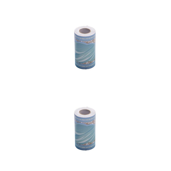1/2/3/5 PVC Vattentät Tapet Border Sticker För Vägg Och style 5 2Set