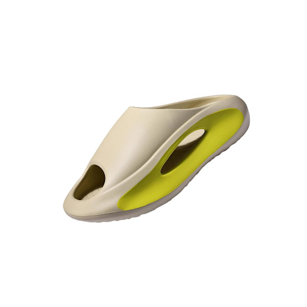 Unisex tofflor Bekväma sandaler med öppen tå Dusch Badrum EVA Khaki Size 42-43