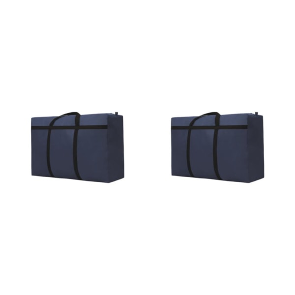 1/2/3/5 Oxford-tygväska med stor kapacitet för att flytta och resa dark blue-40L 2Set