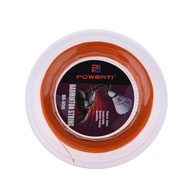 1/2/3 Smidig och slitstark Nylon Badminton Racket String Hög Orange 200m 1 Pc
