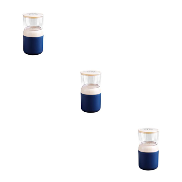 1/2/3 hållbar och säker matbehållare för bekväm förvaring och pp soft blue 2 Plastic PP inner 3PCS