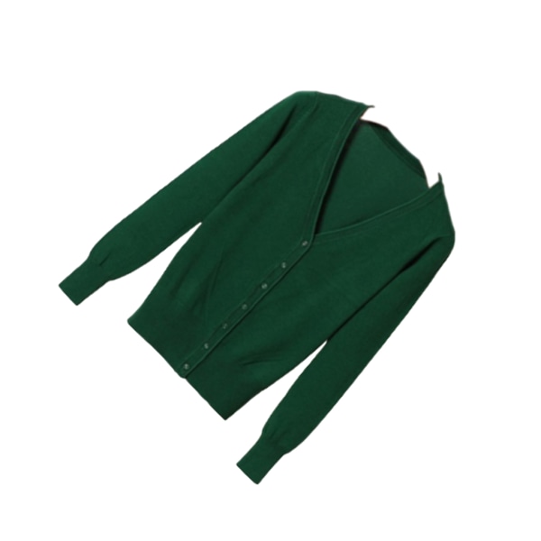 Håll dig snygg vår höst för kvinnor Casual långärmade toppar blackish green L