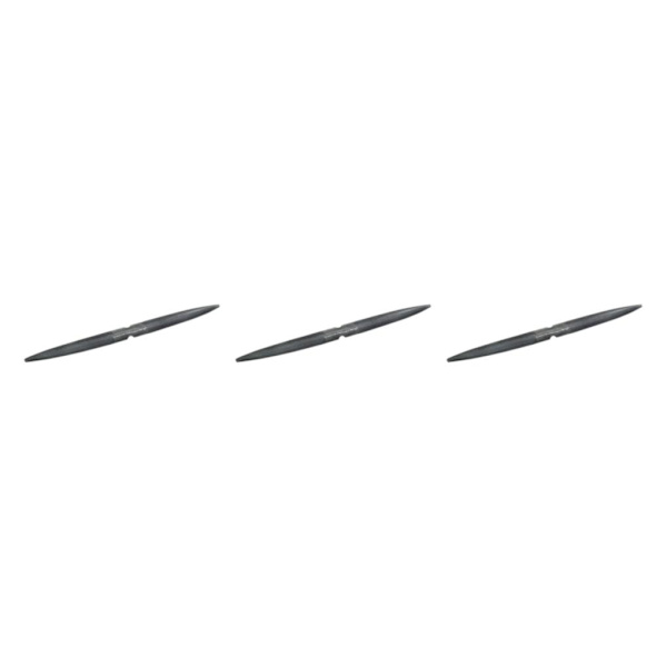 1/3 vaxer Fil dubbelt huvud 8 tum halvrunda för vaxarbetare 3PCS