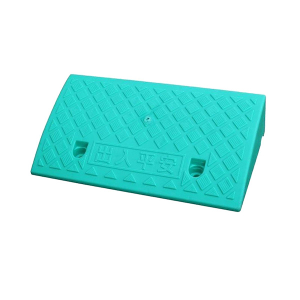 Halkfri bärbar trottoarramp Tröskelramp för rullstol Trottoarramp Green 11cm