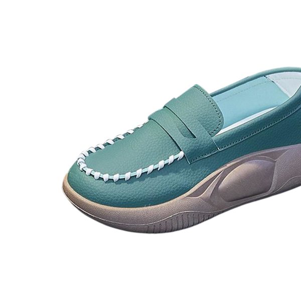 Casual Damskor Bekväma För Slip On Mjuk för Inomhus Green Size 39
