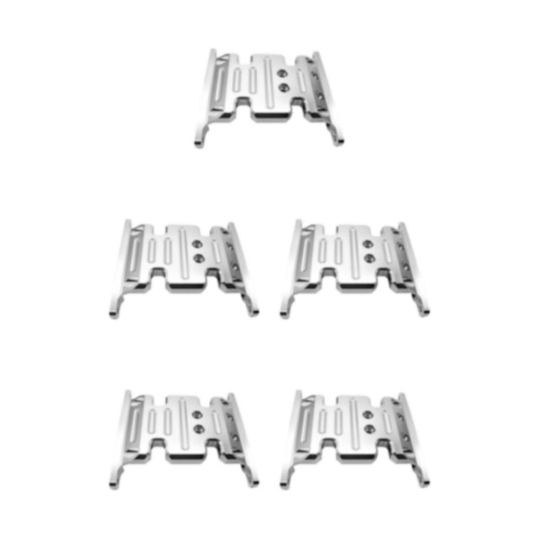 1/2/3/5 växellåda i aluminiumlegering för 1/10 AXIAL SCX10 Rock Silver 5Set