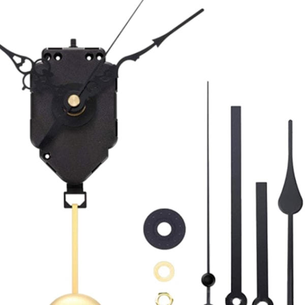 1/2/3 DIY Pendelklocka Movement Replacement Pålitlig och 3 Set Hands 1 Pc
