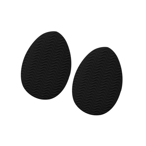 1/2/3/5 Non För Slip Shoe Pads Självhäftande gummi för hög Round Head Black 2Set