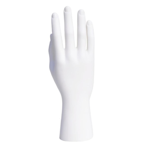 1/2 Man Mannequin Hand Display Smycken Armband Ring Handske White 25.5cm 1Set