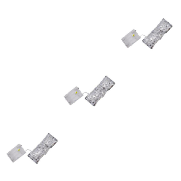 1/2/3/5 Christmas Tree Ribbon Lights Party Supplies För silver blue light 5 meters 50 lights 3Set