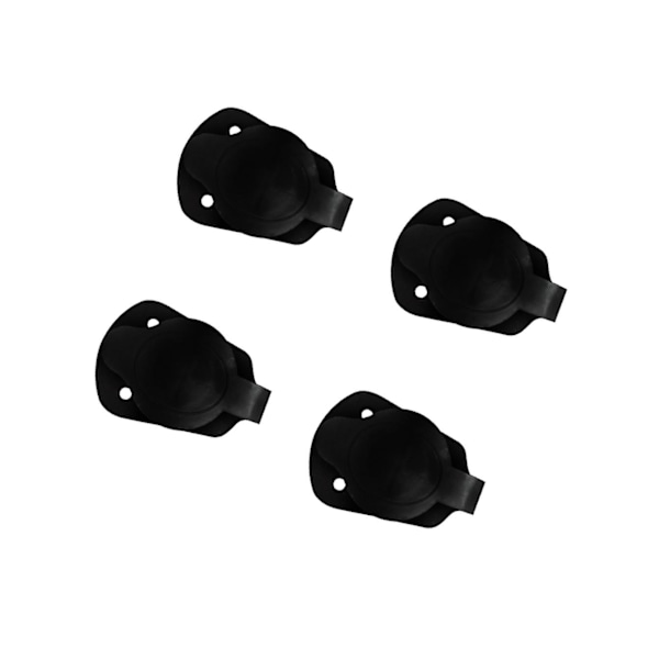 1/3/5 4-delat cap och packning för infällda stånghållare 4 pcs 1 Pc