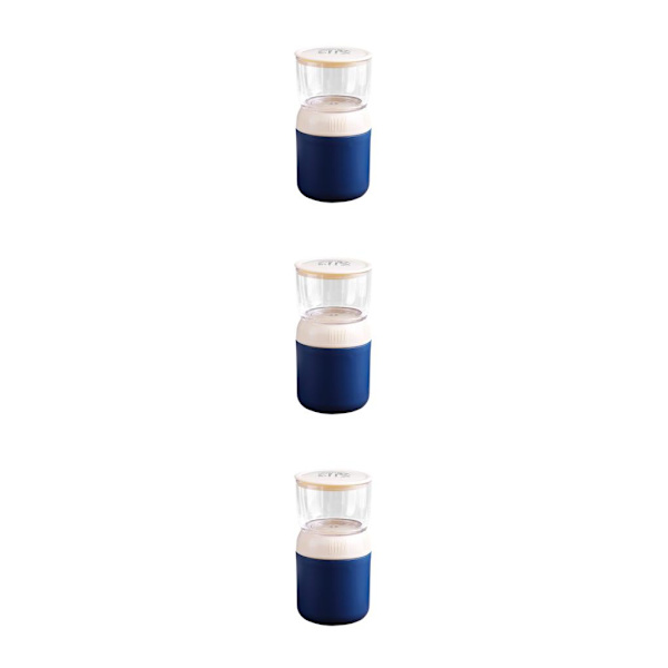 1/2/3 hållbar och säker matbehållare för bekväm förvaring och pp soft blue 2 Plastic PP inner 3PCS