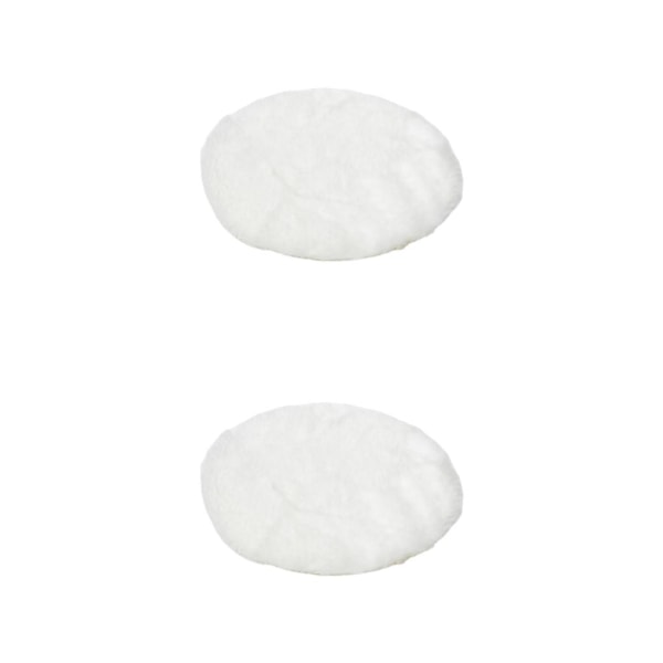 1/2/3/5 Plysch miniatyrmatta 1:12TH Dockhusleksak för white round round dia 18cm 2Set