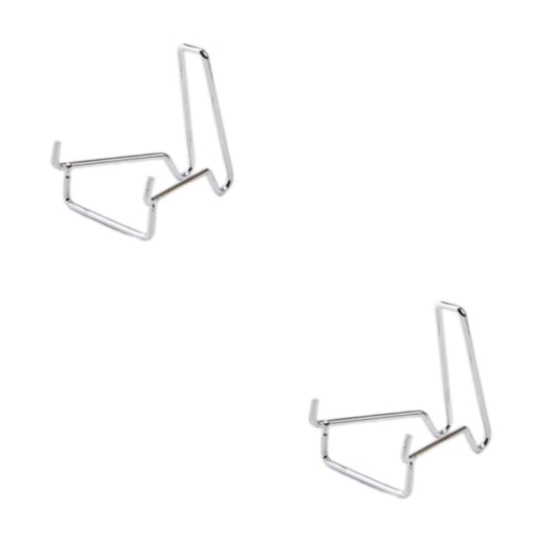 1/2/3/5 Multipurpose Display Stand Support för skyltfönstershow Silver 4.5x5.5x5.5cm 2Set