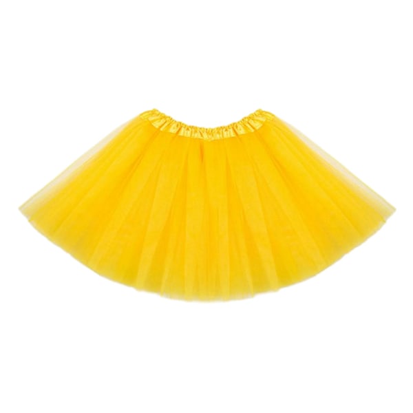 Danskjol för flickor Elegant och delikat för olika tillfällen yellow