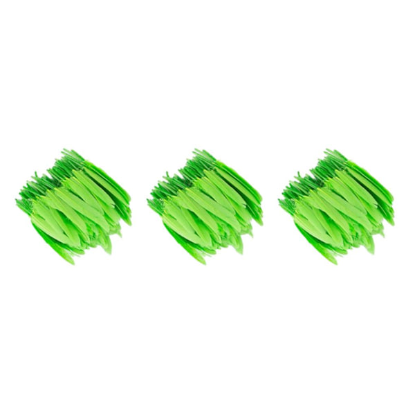 1/2/3/5 100pack/lot Naturliga svanfjädrar för gör-det-själv hantverk och Green 3Set