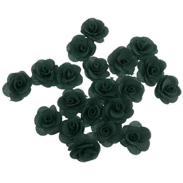1/3/5 20 stycken Silk Rose Flower Head Bud DIY Craft Bröllop Dark Green 4cm 1Set