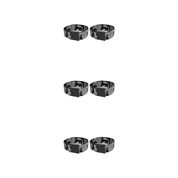 1/2/3 Justerbara Hållbara ocklusionsband Motståndsremmar för Grey 60cmx4cm 3PCS