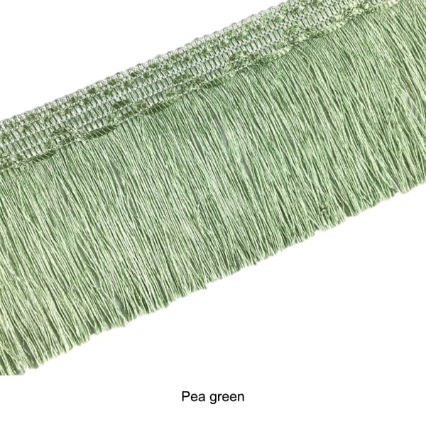 Polyester Eleganta fransar för tofs för sömnad och sömnad pea green 15