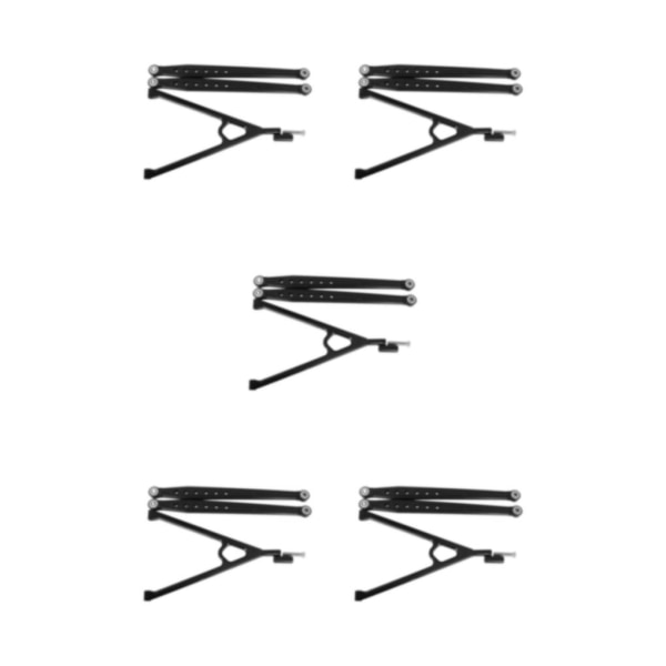 1/2/3/5 Aluminiumlegering Trigon Support Bar Bakre Support Bar För black 5Set