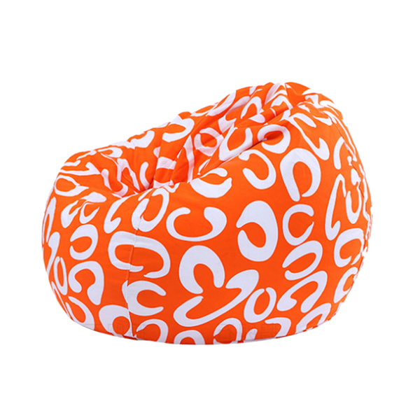 1/2/3 Modernt printed linne Beanbag Cover Soffa Slipcover Toy