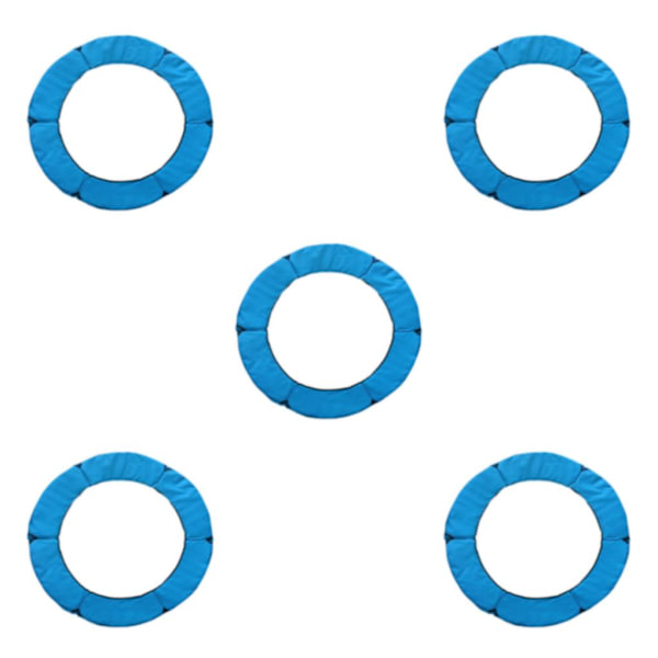 1/2/3/5 Ersättningsdyna för studsmatta säkerhetsstoppningsfjäder Blue 1.5m 5PCS