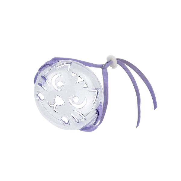 1/2 set Mesh andningsbart kattmunkorg Bekväm säkerhet purple S 1 Pc