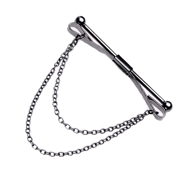 1/2/3/5 Mode mäns krage Bar Pin med kedja Cravat spännen 1Set