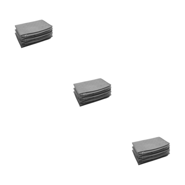 1/2/3 3-delad hopfällbar garderob Sängkläder och förvaringsplast Gray 3Set