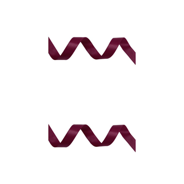 1/2/3/5 Fashionabla satinband för sömnad och hantverk - lätt att wine red 275 6mm 2PCS