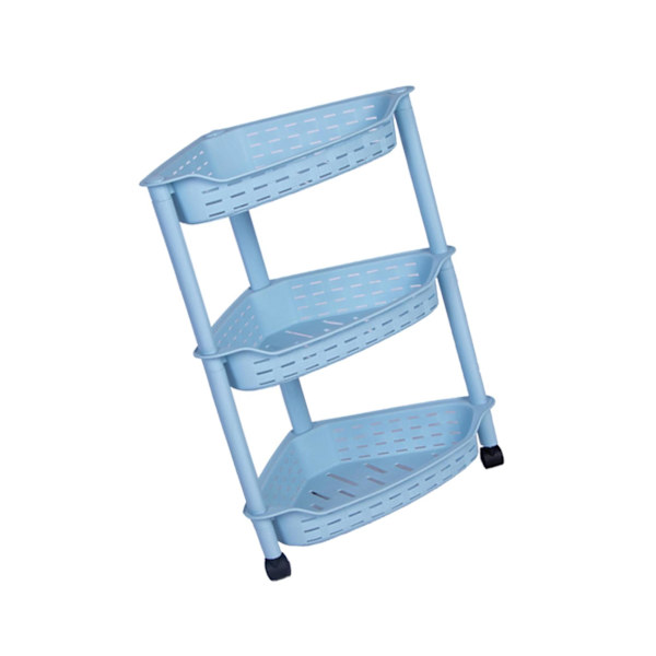 1/2/3 badrumsförvaring Fristående 3 lager för kontor blue middle 1 Pc